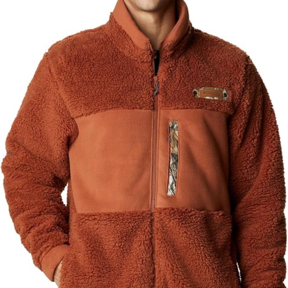 Columbia Men's Roughtail Faux Sherpa Full Zip Jacket Roughtail Sherpa Jacket